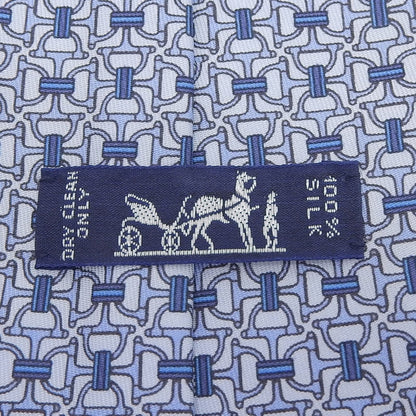 Hermes 5560 Ma Cravate 100% Silk Chaine D'Ancre All-Over Print Tie
