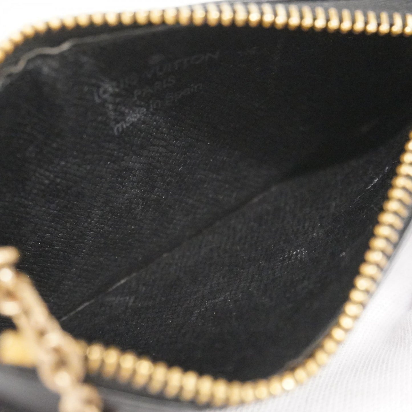 Louis Vuitton Wallet/Coin Case Epi Pochette Cle M63802 Noir