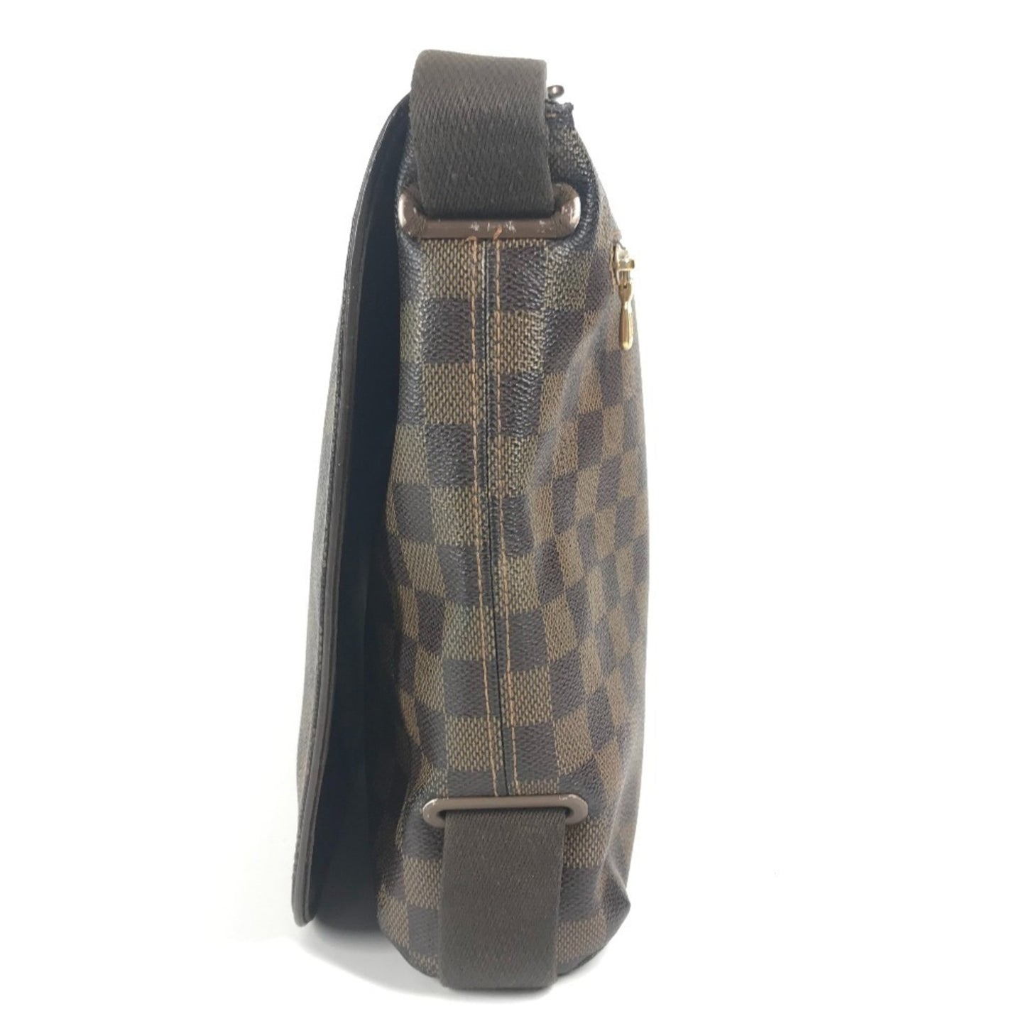 Louis Vuitton N51211 Damier Brooklyn Mm Crossbody Flap Messenger Bag/Shoulder Bag In Canvas