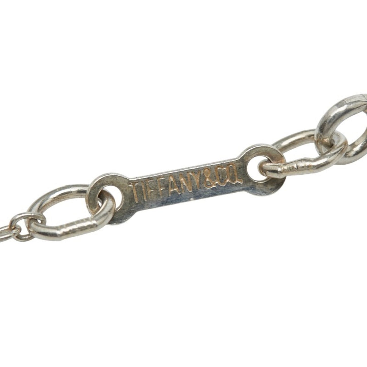 Tiffany & Co. Open Heart Necklace In 925 Sterling Silver