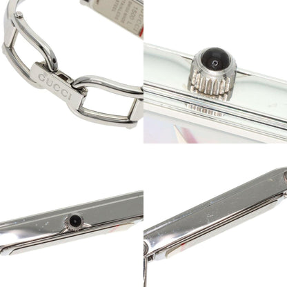 Gucci 1500L Square Face Bangle Watch Stainless Steel Ss