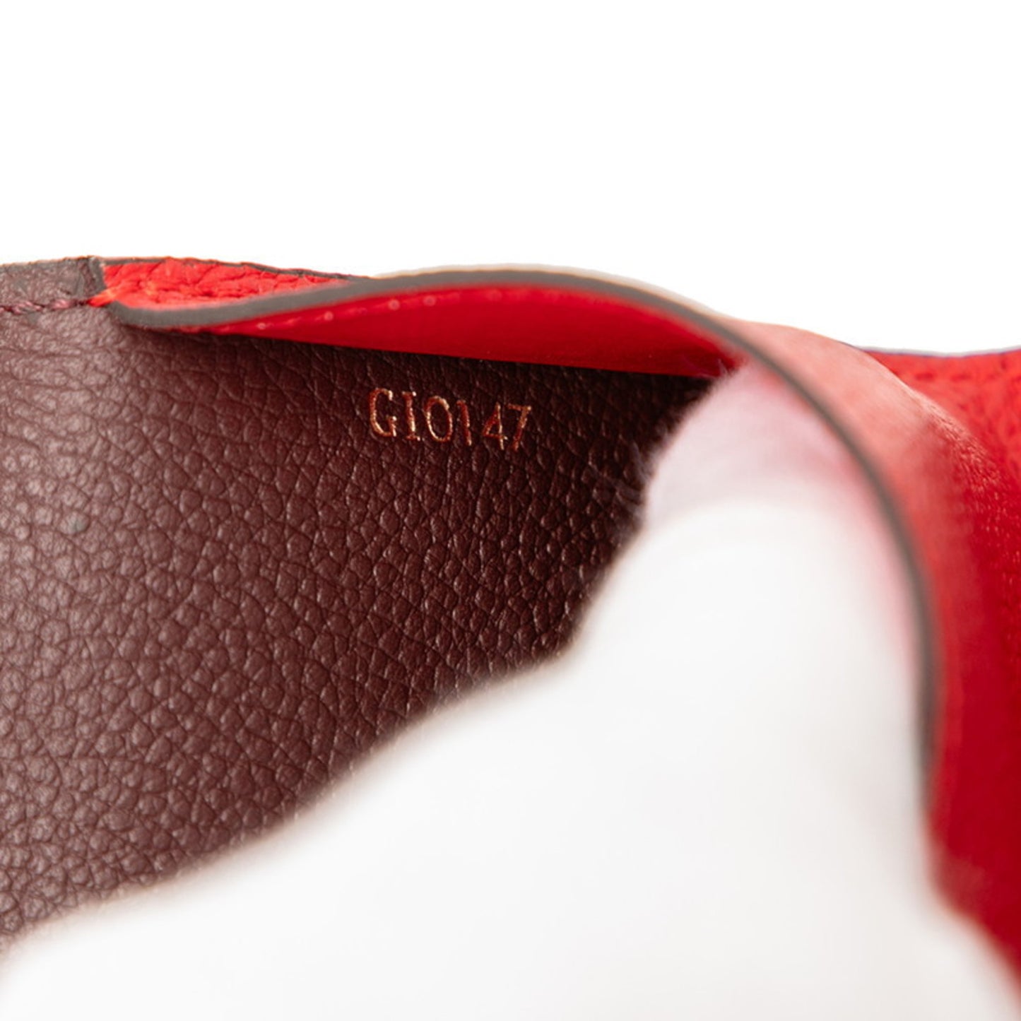 Louis Vuitton Monogram Empreinte Portefeuille Josephine Long Wallet M62453 Cerise Red Leather