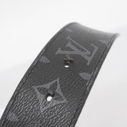 Louis Vuitton Monogram Eclipse Lv Initial Belt 40Mm Reversible M0157T Black/Gray