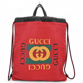 Gucci Coco Capitan Backpack In Hibiscus Red