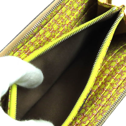 Hermes Azap Long Silk In Chai Epsom Leather Round Zip Wallet With U Stamp And Box