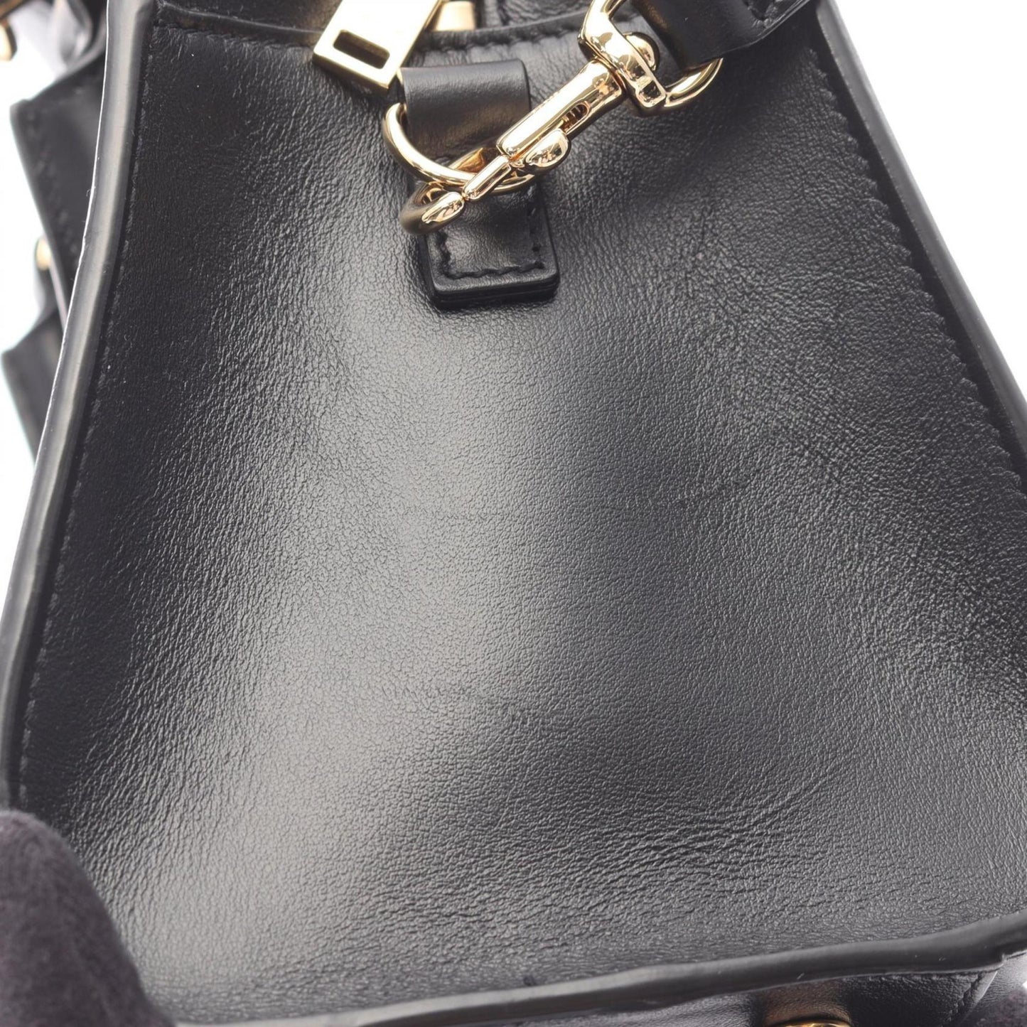 Yves Saint Laurent Saint Laurent Paris Monogram Baby Cabas Handbag In Black Leather
