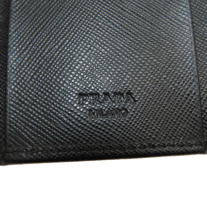 Prada 2M0223 Engraved Key Case Leather