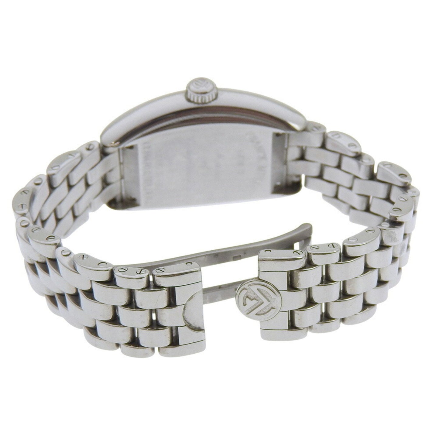 Franck Muller Conquistador Watch 8005L Stainless Steel Quartz Analog Display Silver Dial