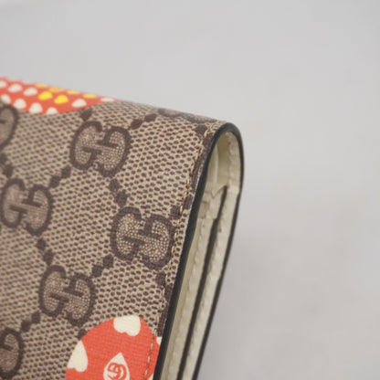 Gucci Gg Supreme Wallet 663922 Brown