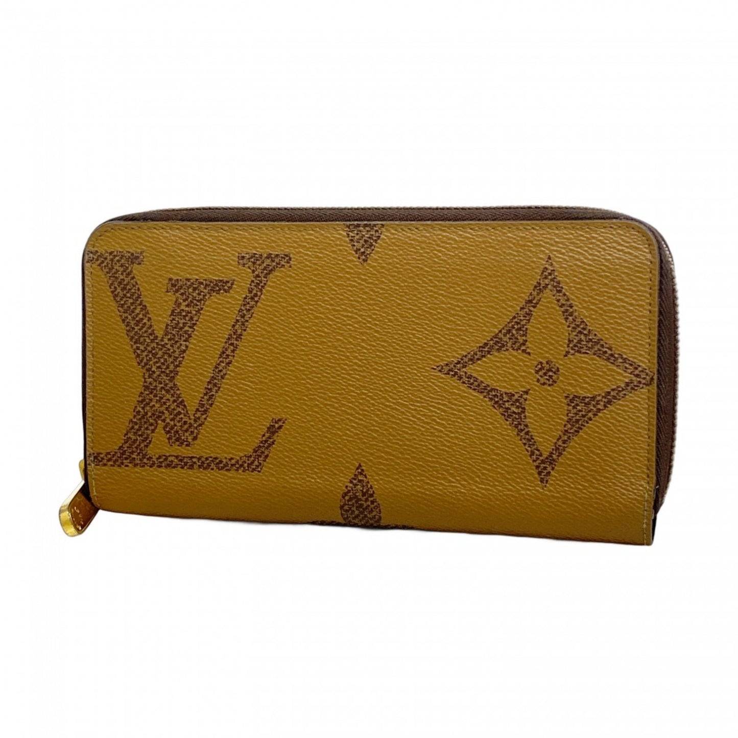 Louis Vuitton Monogram Giant Reverse Zippy Wallet M69353 Brown