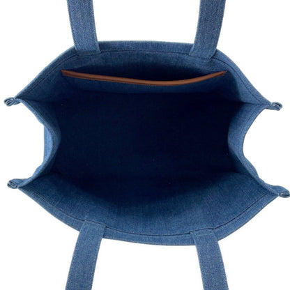 Celine Tote Bag Large Cabas Denim 196762