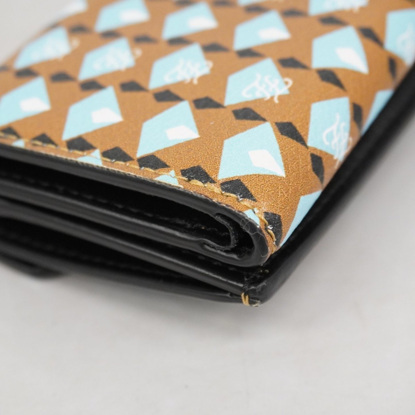 Fendi F Is Leather Tri-Fold Wallet