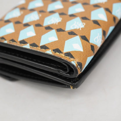 Fendi F Is Leather Tri-Fold Wallet