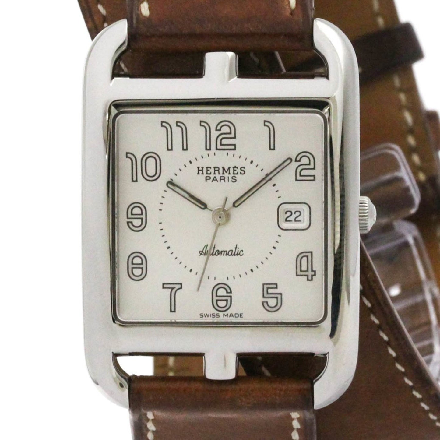 Hermes Cape Cod Double Tour Steel Automatic