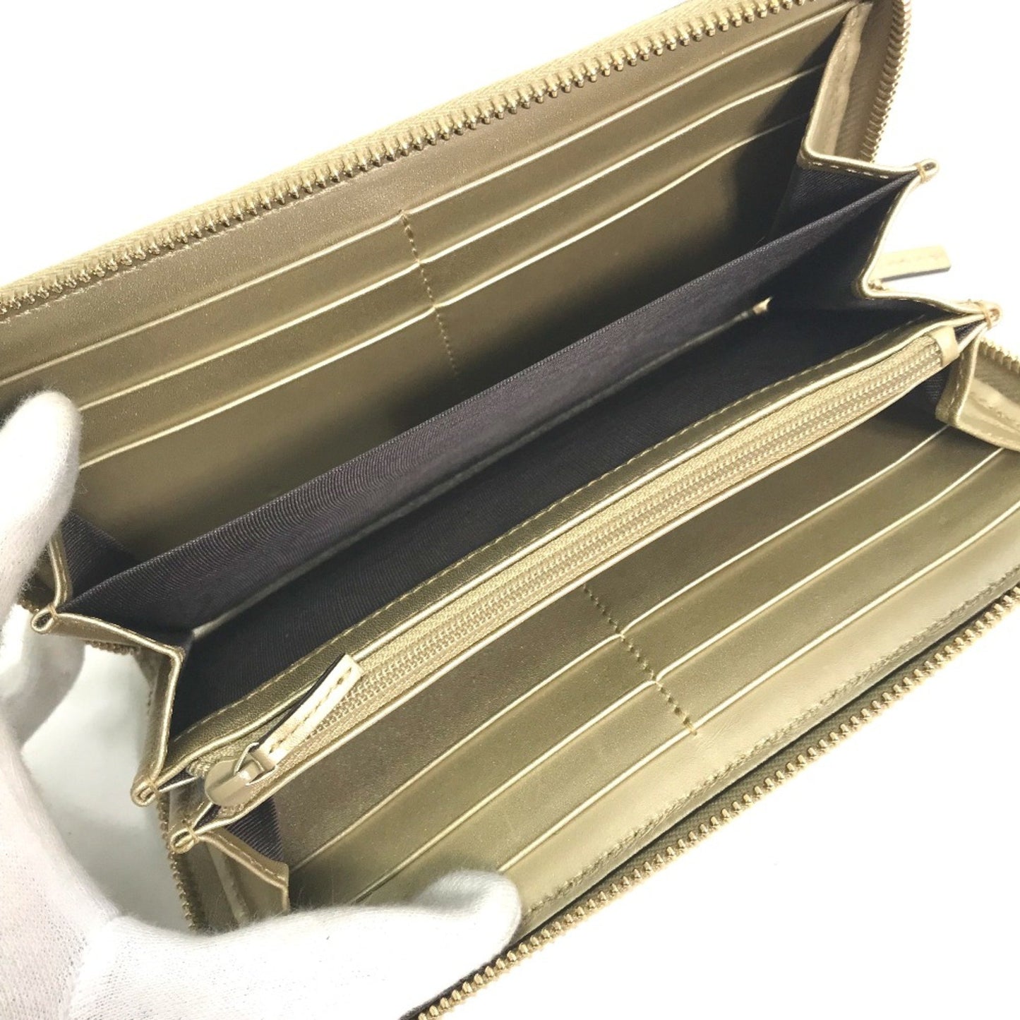 Gucci 388680 Guccissima Gg Long Wallet Long Wallet Gold