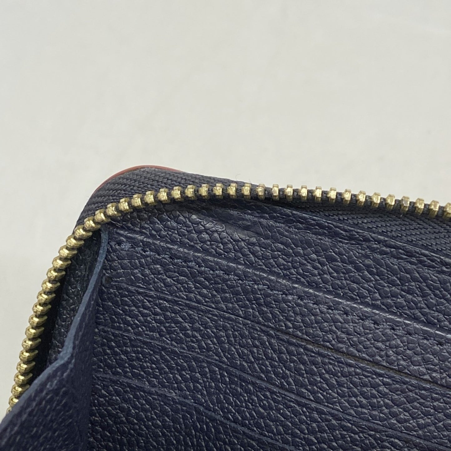 Louis Vuitton Monogram Empreinte Zippy Wallet M62121 Marine Rouge