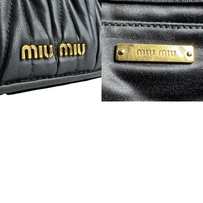 Miu Miu Miu Matelasse Leather Shoulder Bag