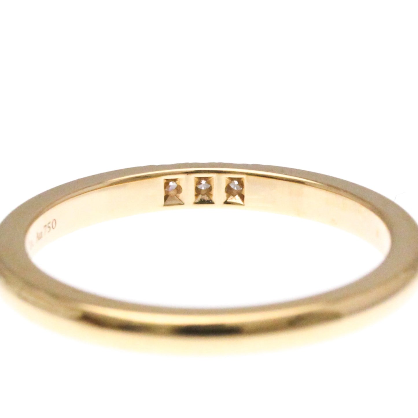 Tiffany Forever Ring 3P Diamond Pink Gold (18K) Fashion Diamond Band Ring Pink Gold