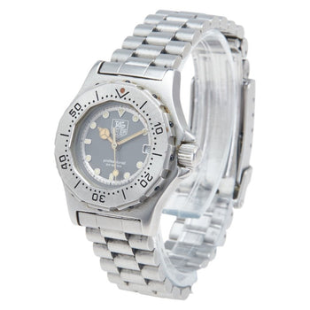Tag Heuer 3000 Series Professional 200 Watch 932.208 Quartz Gray Dial Stainless Steel