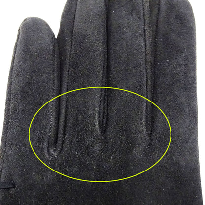 Hermes Herms Women'S Suede Gloves