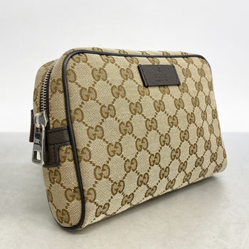 Gucci Waist Bag Gg Canvas 449174 Brown