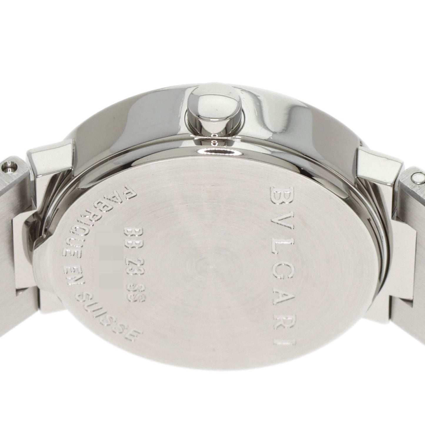 Bvlgari Bb23Ss/12 12P Diamond Watch Stainless Steel/Ss