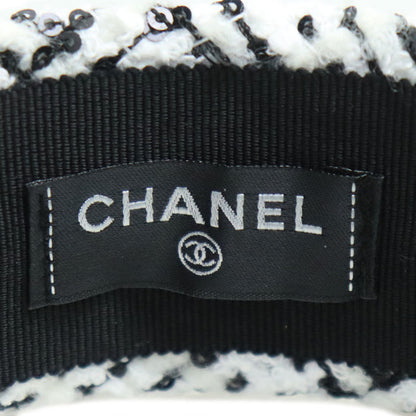 Chanel Tweed Coco Mark 23B Hair Headband Aa9458 Sequins