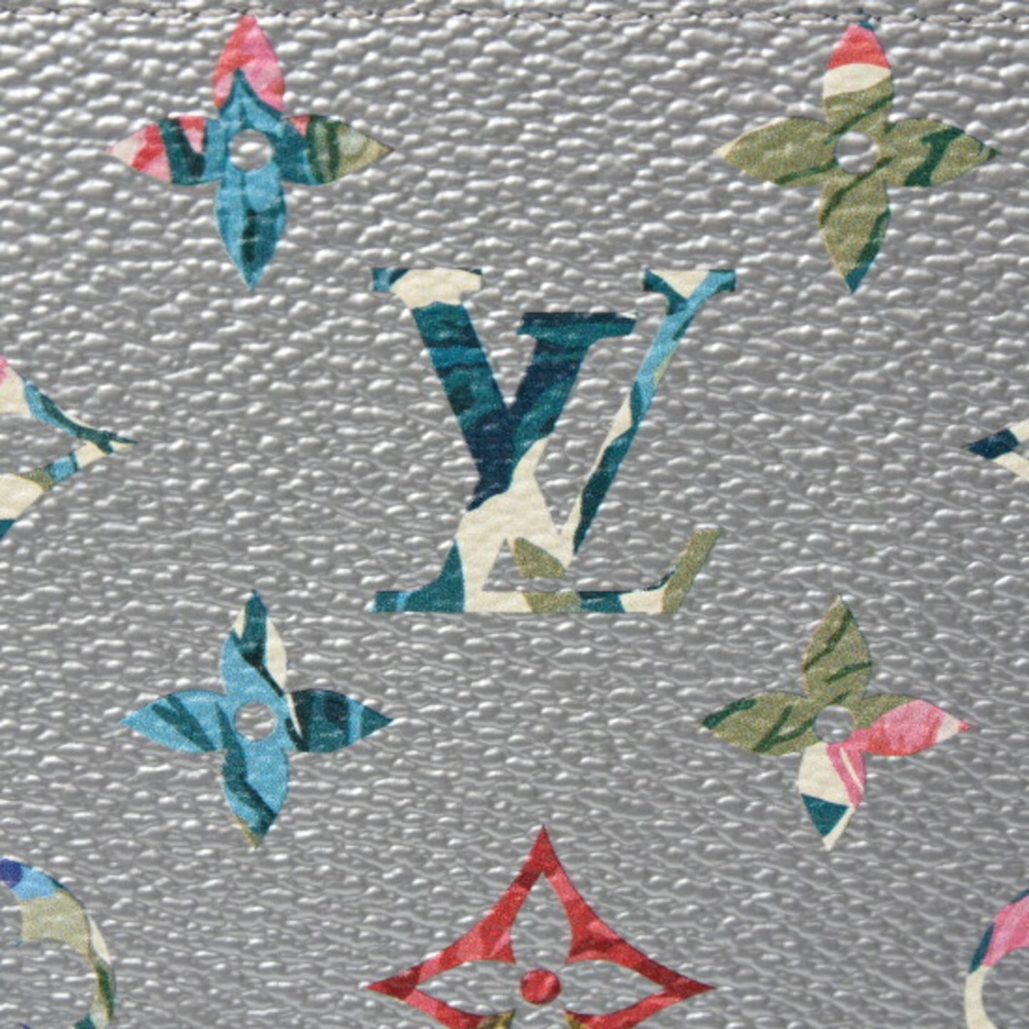 Louis Vuitton Zippy Wallet Monogram Floral Lv Garden Long Silver M81765