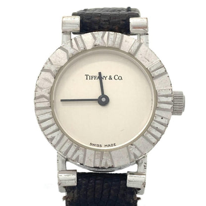 Tiffany & Co. S0640 Atlas Watch Quartz Silver Dial 925