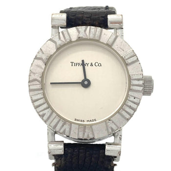 Tiffany & Co. S0640 Atlas Watch Quartz Silver Dial 925
