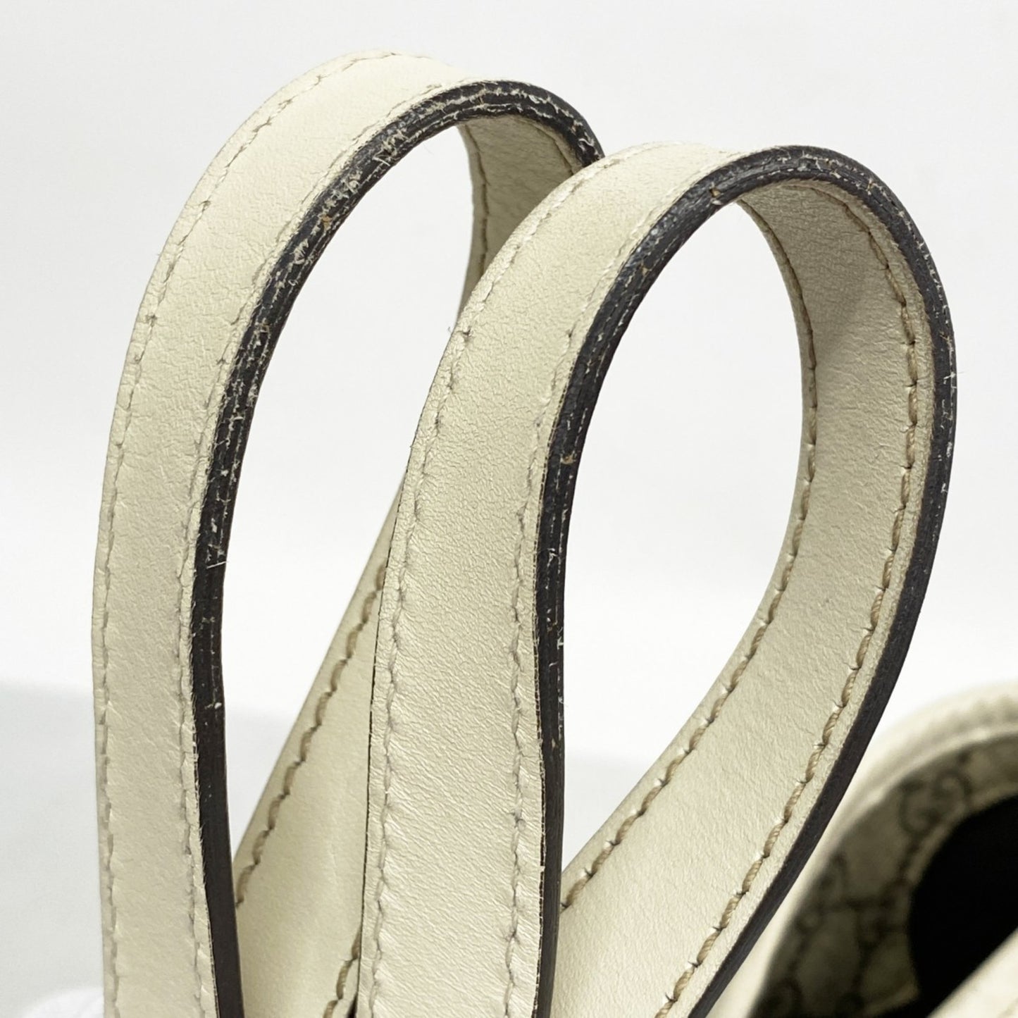 Gucci Gg Supreme Tote Bag 211137 Brown White