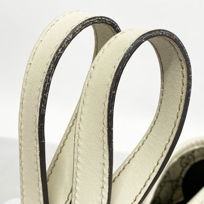 Gucci Gg Supreme Tote Bag 211137 Brown White