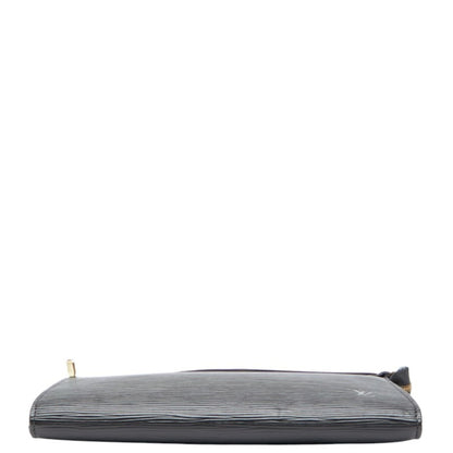 Louis Vuitton Epi Pochette Accessory Pouch Handbag M52942 Noir Black Leather