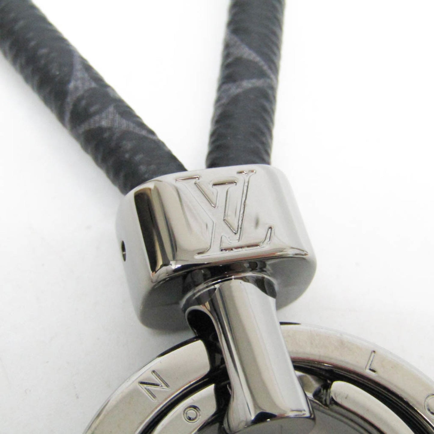 Louis Vuitton Monogram Eclipse Lv Harlow Key Ring M68853 Keyring