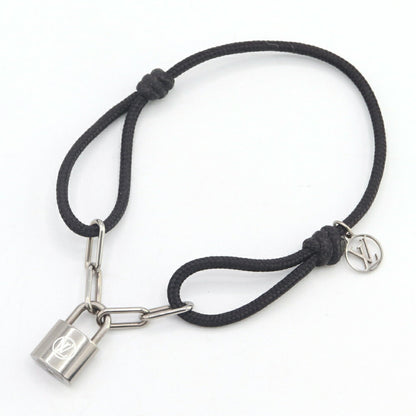 Louis Vuitton Lockit Bracelet By Virgil Abloh Q05267 Black Titanium Padlock Lv