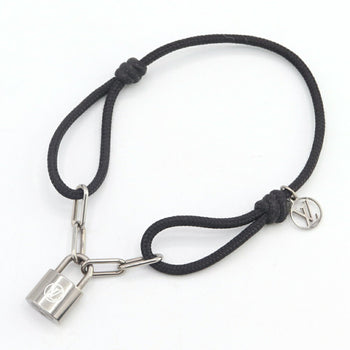 Louis Vuitton Lockit Bracelet By Virgil Abloh Q05267 Black Titanium Padlock Lv