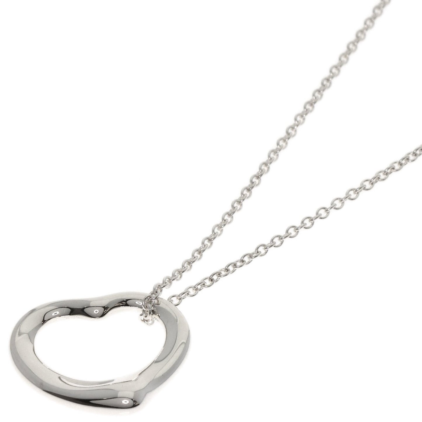 Tiffany & Co. Open Heart Necklace In Silver