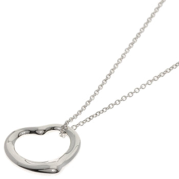 Tiffany & Co. Open Heart Necklace In Silver