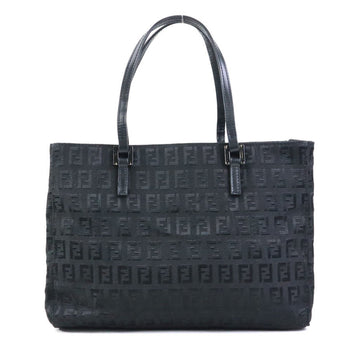Fendi Zucchino Nylon Canvas Handbag Black