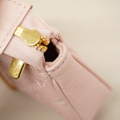 Louis Vuitton Monogram Empreinte Broderie Mini Pochette Accessoires M81140 Pink