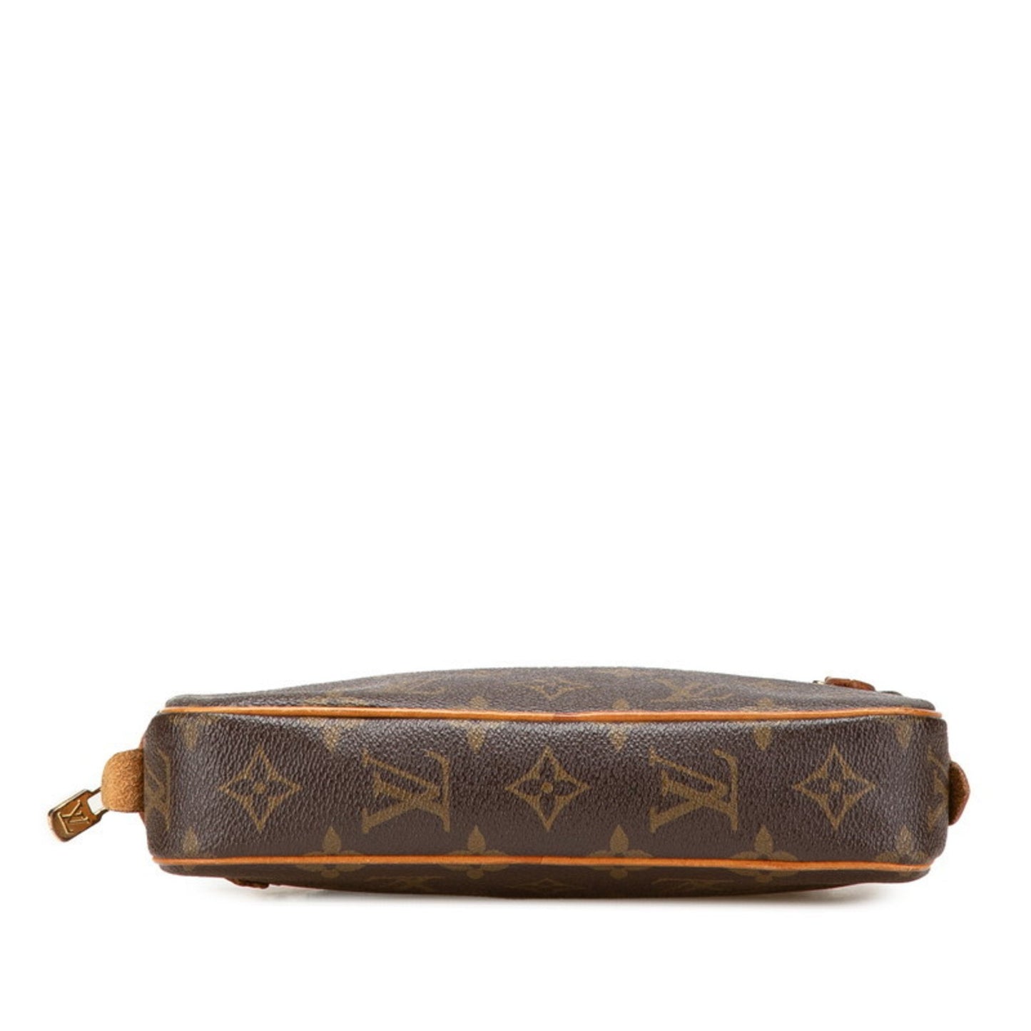 Louis Vuitton Monogram Pochette Marly Bandouliere Crossbody Shoulder Bag M51828 Brown Leather