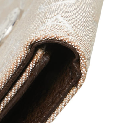 Bvlgari Logomania 6-Ring Key Case In Beige