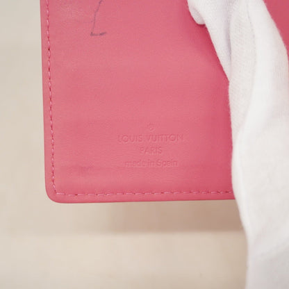 Louis Vuitton Vernis Agenda Pm Planner Cover R2101F Framboise