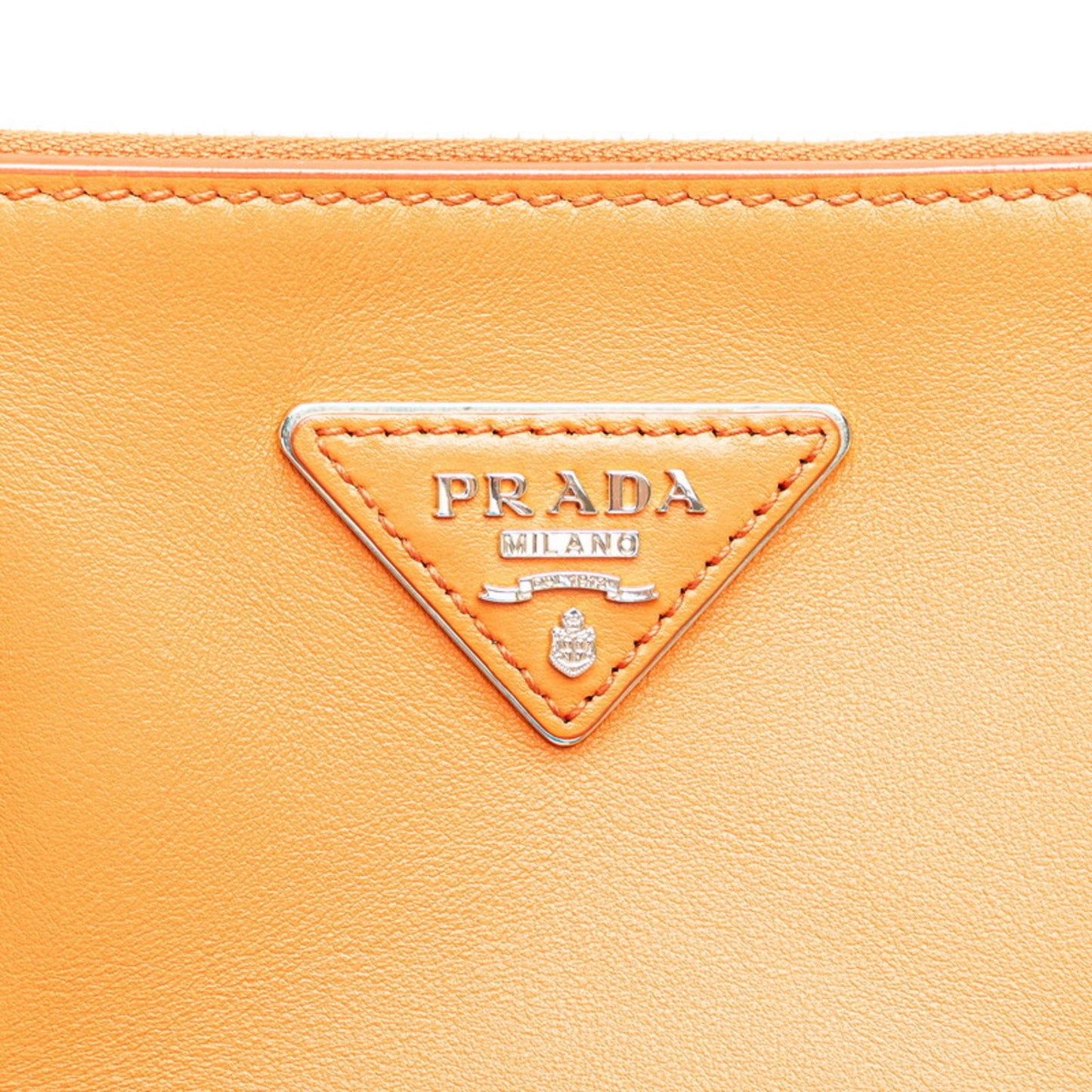 Prada Galleria Triangle Logo Plate Handbag/Shoulder Bag