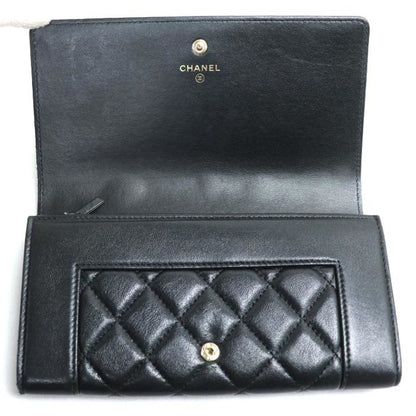 Chanel Chanel Matelasse Mademoiselle Long Wallet Black A80971