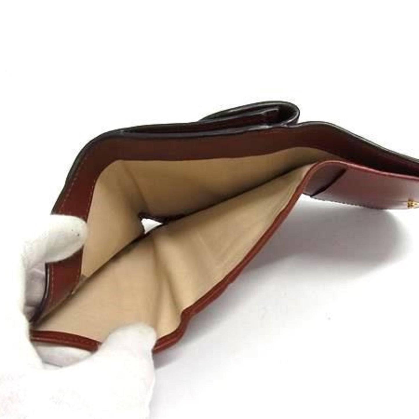 Chlo Chloe Wallet C Brown Leather