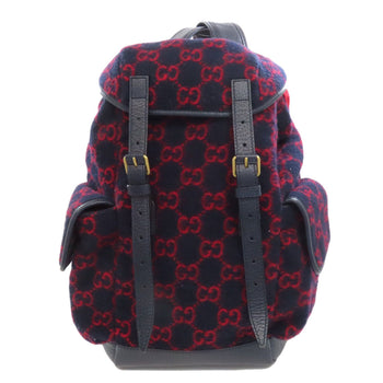Gucci 598184 Gg Wool Backpack/Daypack