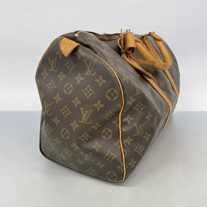 Louis Vuitton Monogram Keepall 45 Boston Bag M41428 Brown