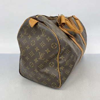 Louis Vuitton Monogram Keepall 45 Boston Bag M41428 Brown