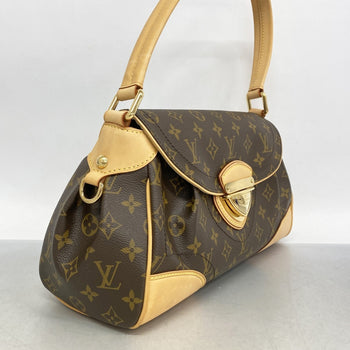 Louis Vuitton Monogram Beverly Mm Shoulder Bag M40121 Brown